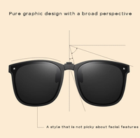 Load image into Gallery viewer, Wayfarer Compact Clip on Sunglasses
