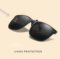 Load image into Gallery viewer, Wayfarer Compact Clip on Sunglasses
