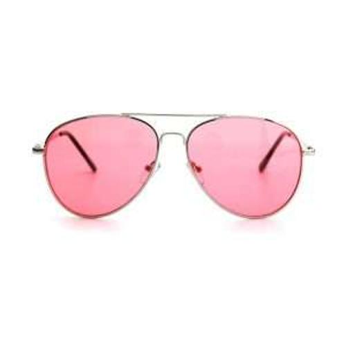 SALE / MIGRAINE PINK AVIATOR SUNGLASSES - SLIGHT DAMAGE