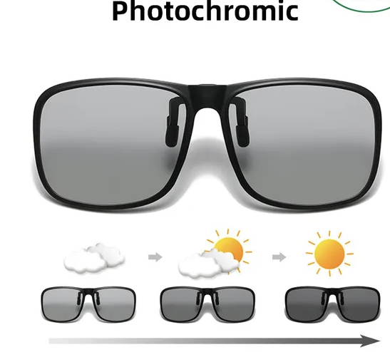 Photochromic Lumina Invisible Clip / Clip on Sunglasses