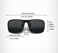 Load image into Gallery viewer, Photochromic Lumina Invisible Clip / Clip on Sunglasses
