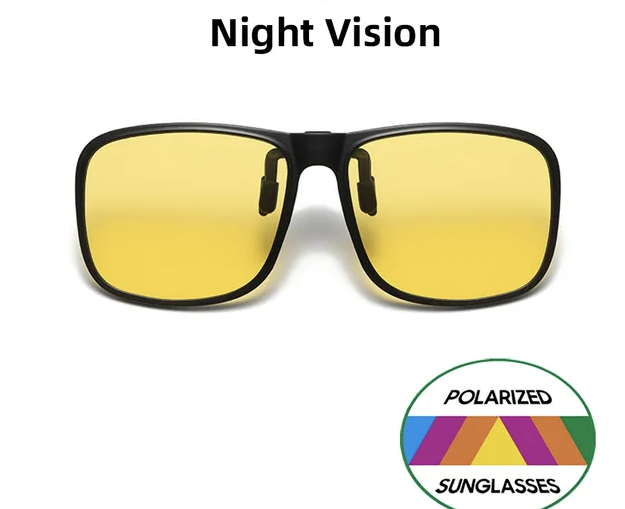 Lumina Invisible Clip Night Driving Clip on Sunglasses Eye Care 4 U Vision