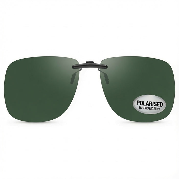 Large Luxury Polarised Snap-On Sunglasses - W60mm x D50mm