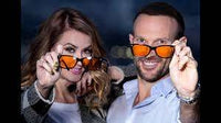 Load image into Gallery viewer, Amber Blue Light Blocking Evening Glasses
