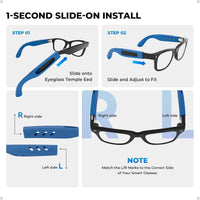 Load image into Gallery viewer, How to fit the silicone ear grips (L and R marked)
