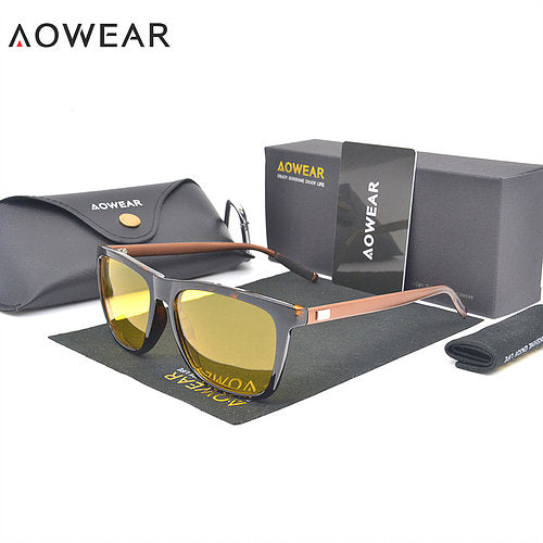 AO WEAR Pilot Seconds Tortoiseshell Frame / Yellow Lenses