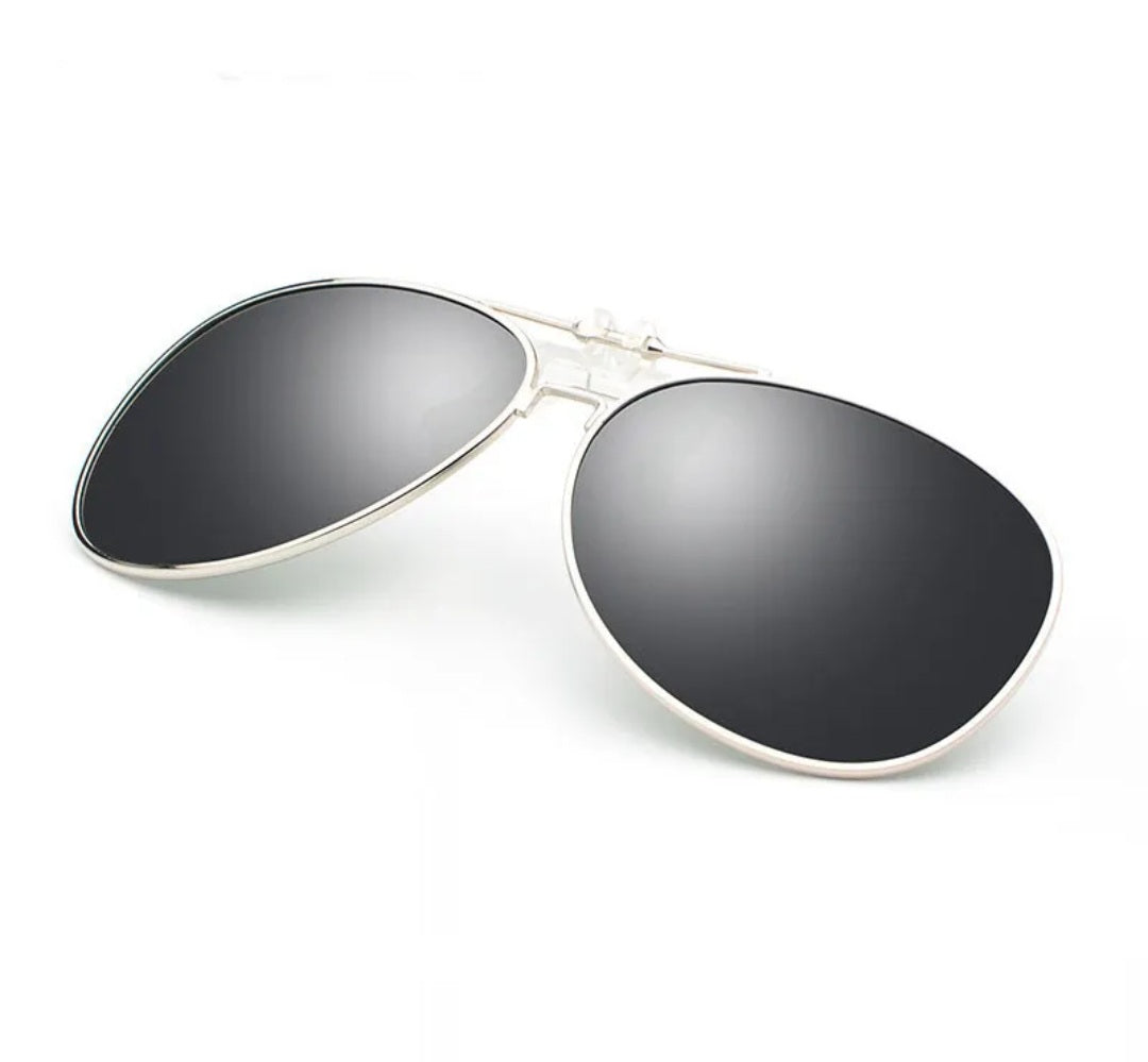 Luxury Aviator Elite Clip on Sunglasses