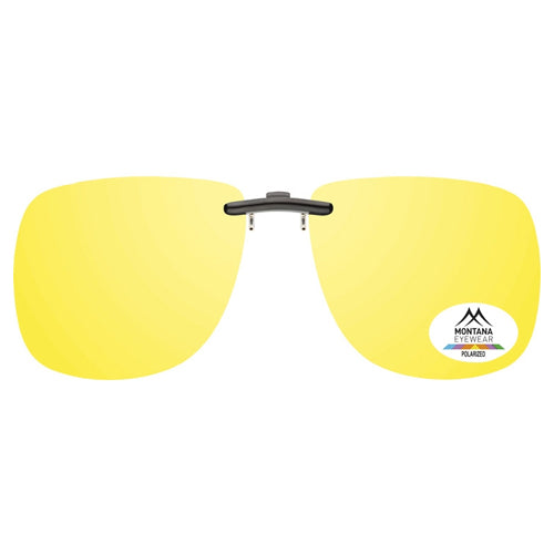 Large Night Driving Clip on Sunglasses