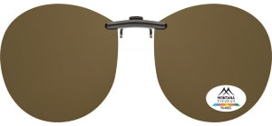 Large Round Clip On Sunglasses