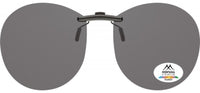 Load image into Gallery viewer, Large Luxury Round Clip On Sunglasses
