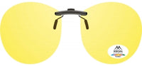Load image into Gallery viewer, Large Luxury Round Clip On Sunglasses
