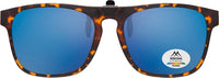 Load image into Gallery viewer, Square Wayfarers Clip on Sunglasses
