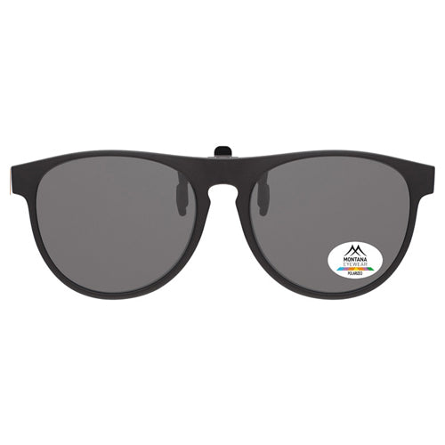 Round Wayfarers Snap-on Sunglasses - W55mm x D50mm