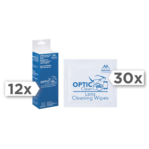 Box of Lens/Computer Cleaning Wipes – 30 Wipes