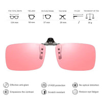 Load image into Gallery viewer, Small Migraine Pink Clip on Sunglasses
