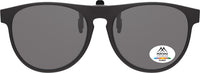 Load image into Gallery viewer, Round Wayfarers Clip on Sunglasses - W55mm x D50mm
